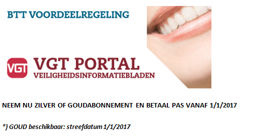 VGT Portal VIB Voordeelregeling