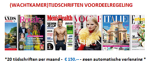 Wachtkamer tijdschriften voordeelregeling