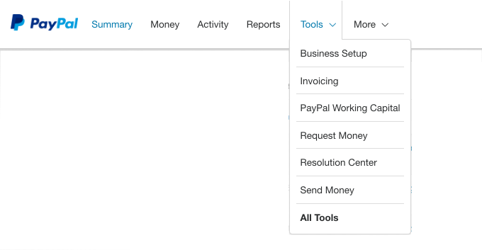 Select PayPal Tools