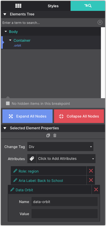 Data Attributes